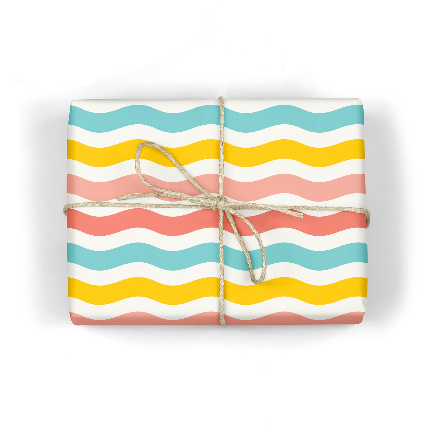 RETRO COLORFUL WAVE Gift Wrap