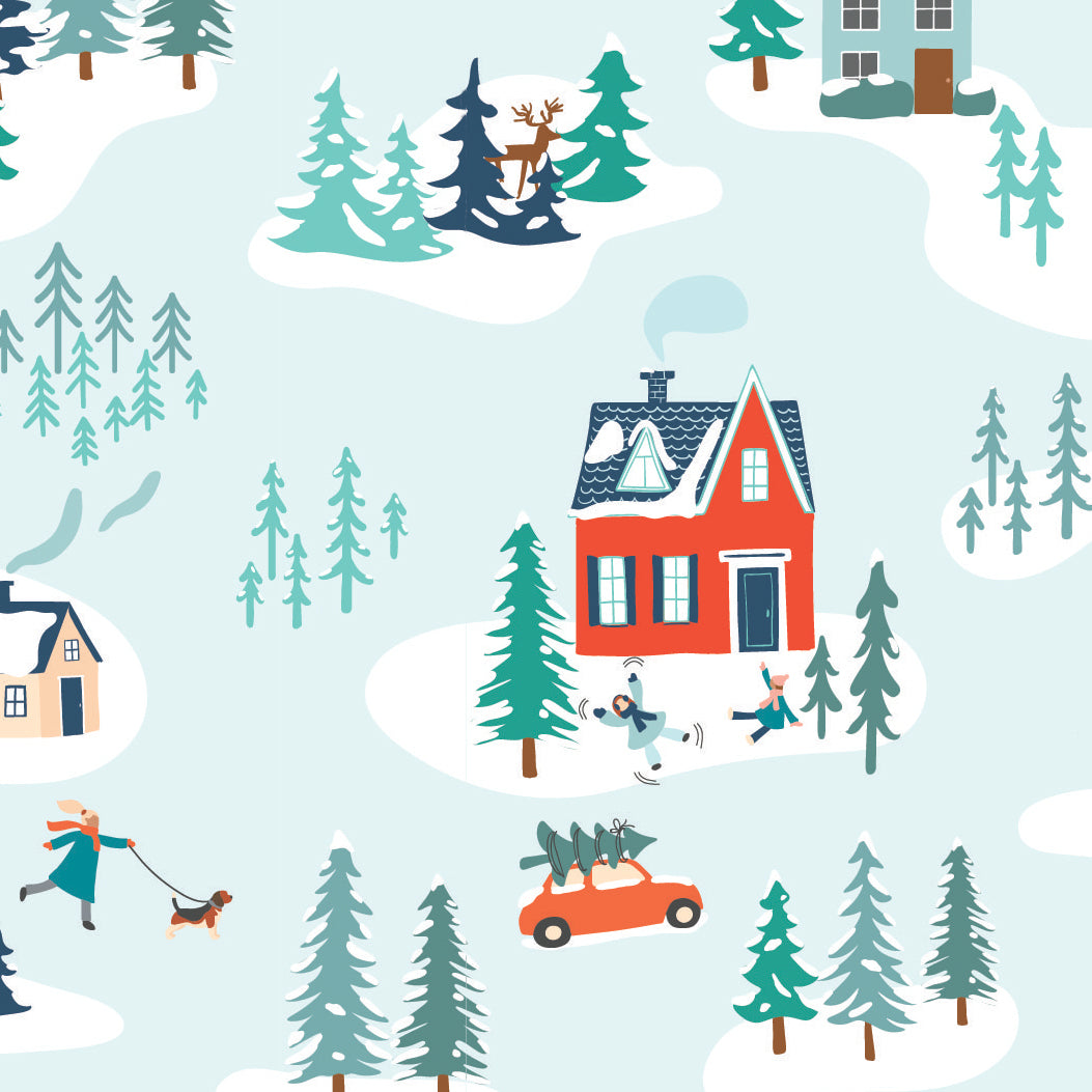 WINTER WONDERLAND WRAPPING PAPER