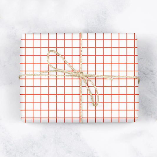 MODERN GRID GIFT WRAP