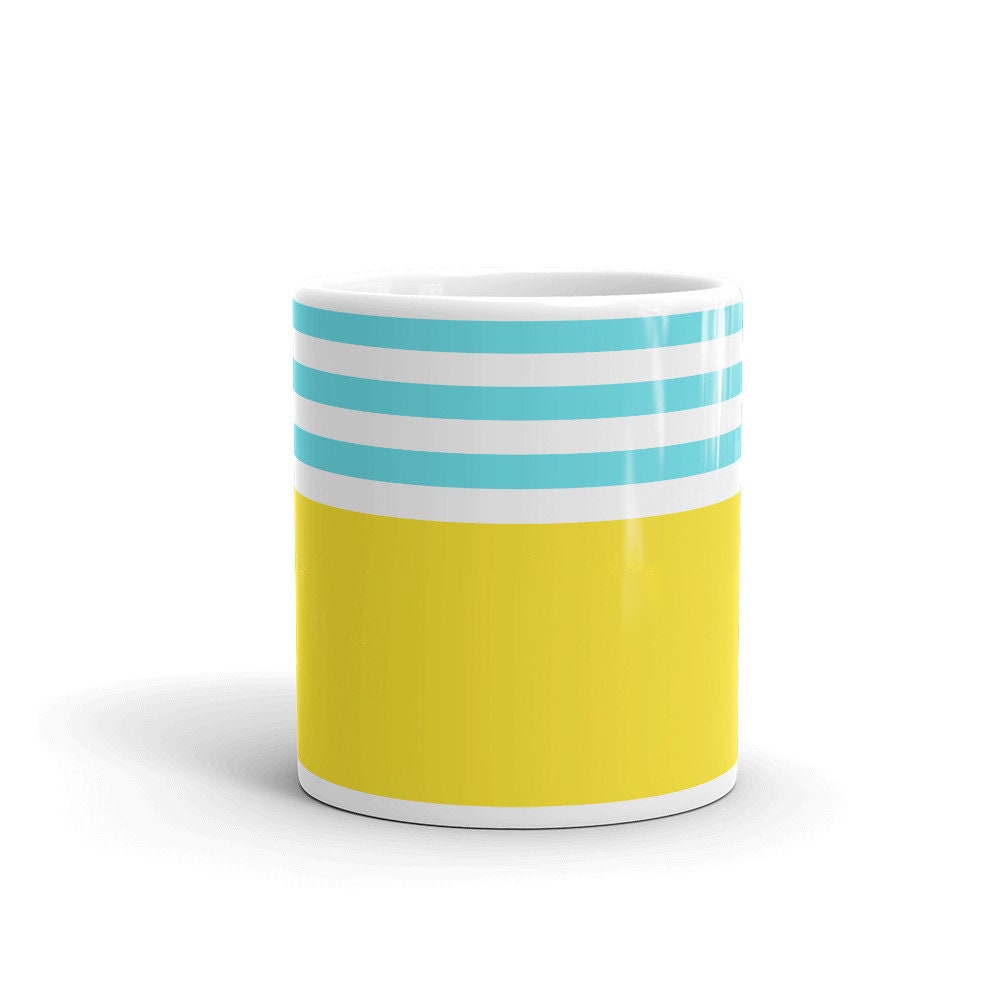 MODERN YELLOW COLORBLOCK MUG