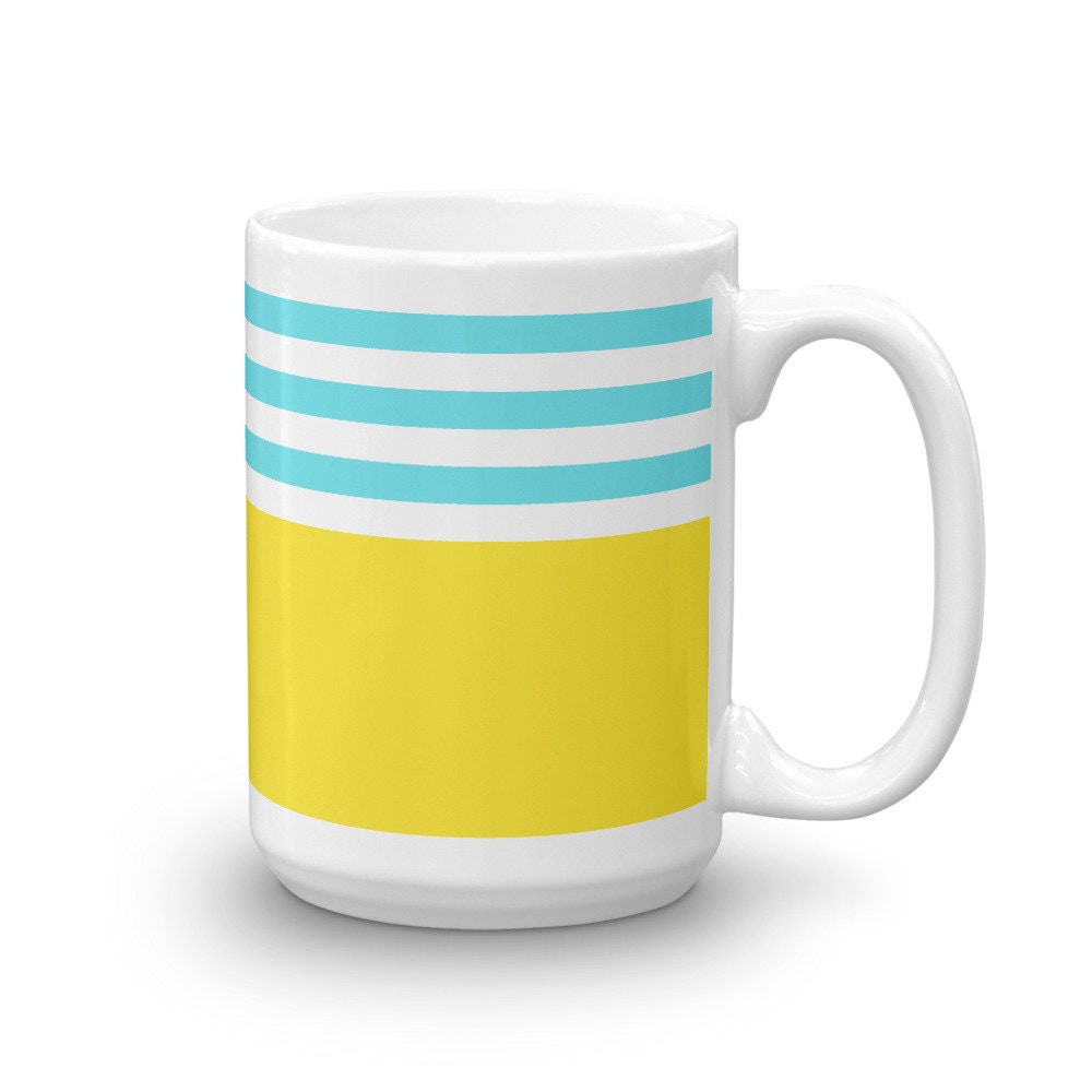 MODERN YELLOW COLORBLOCK MUG