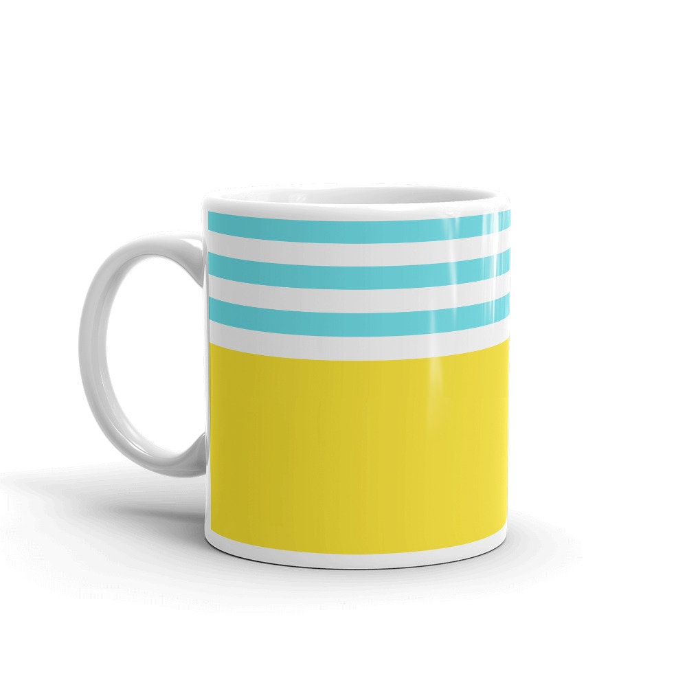 MODERN YELLOW COLORBLOCK MUG