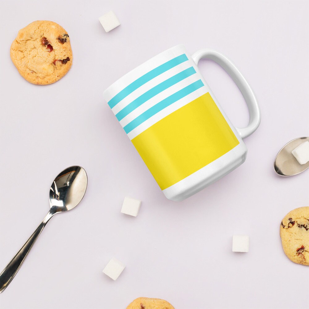 MODERN YELLOW COLORBLOCK MUG