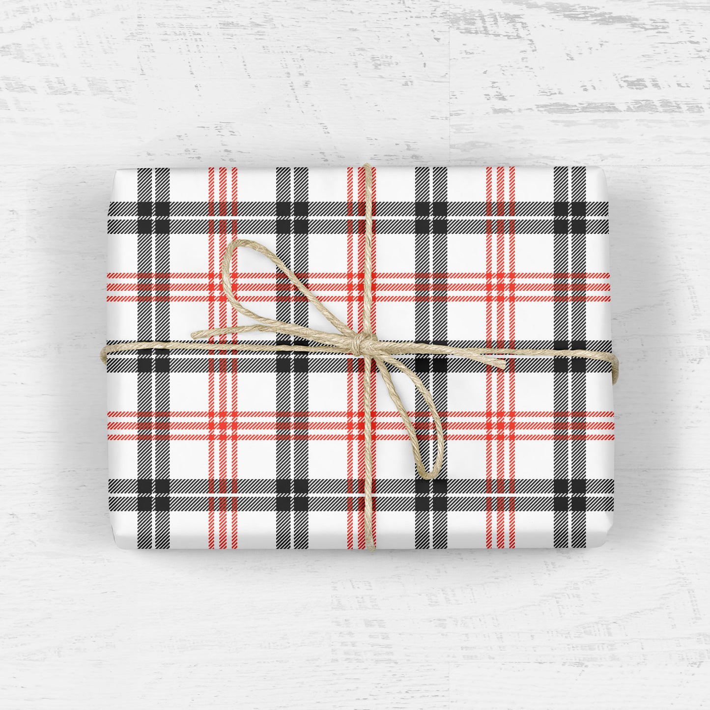 HOLIDAY PLAID GIFT WRAP