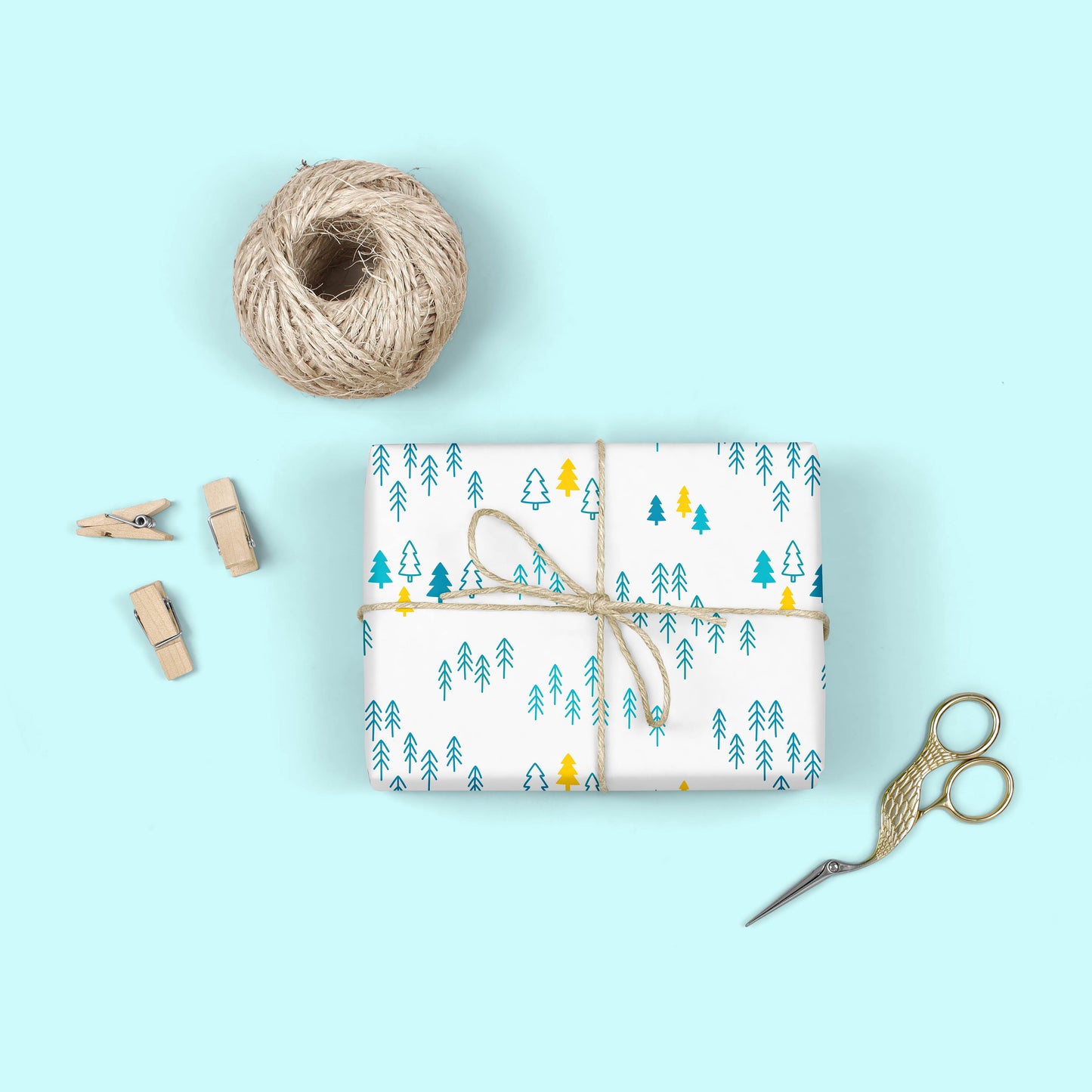 WOODLAND FOREST GIFT WRAP