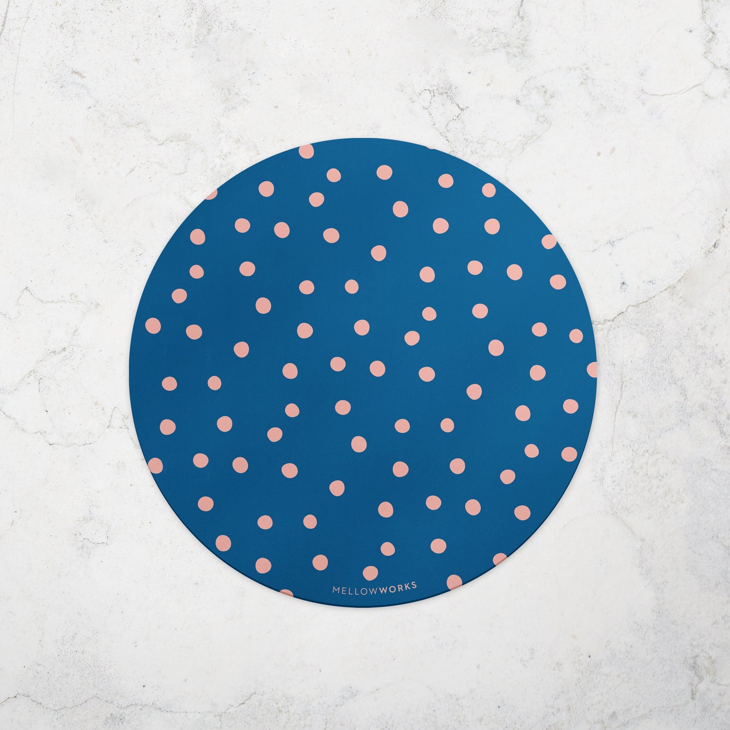 YELLOW POLKA DOTS MOUSEPAD