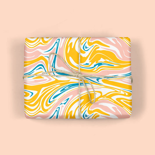 MODERN MARBLE Wrapping Paper Roll