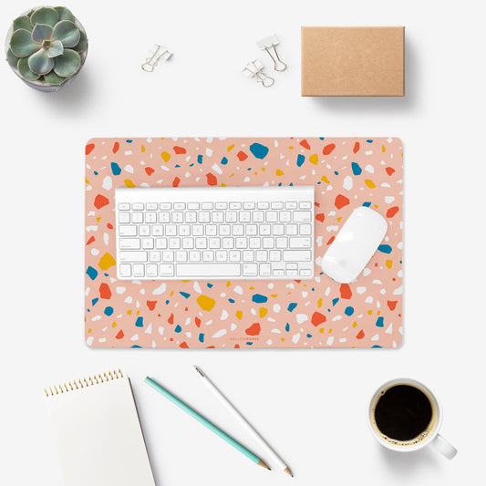 BLUSH TERRAZZO DESKPAD